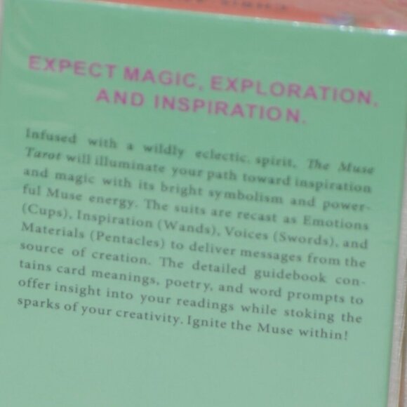 NWT The Muse Tarot Card Deck 78 Cards by Chris Anne Magic Exploration - Picture 4 of 4